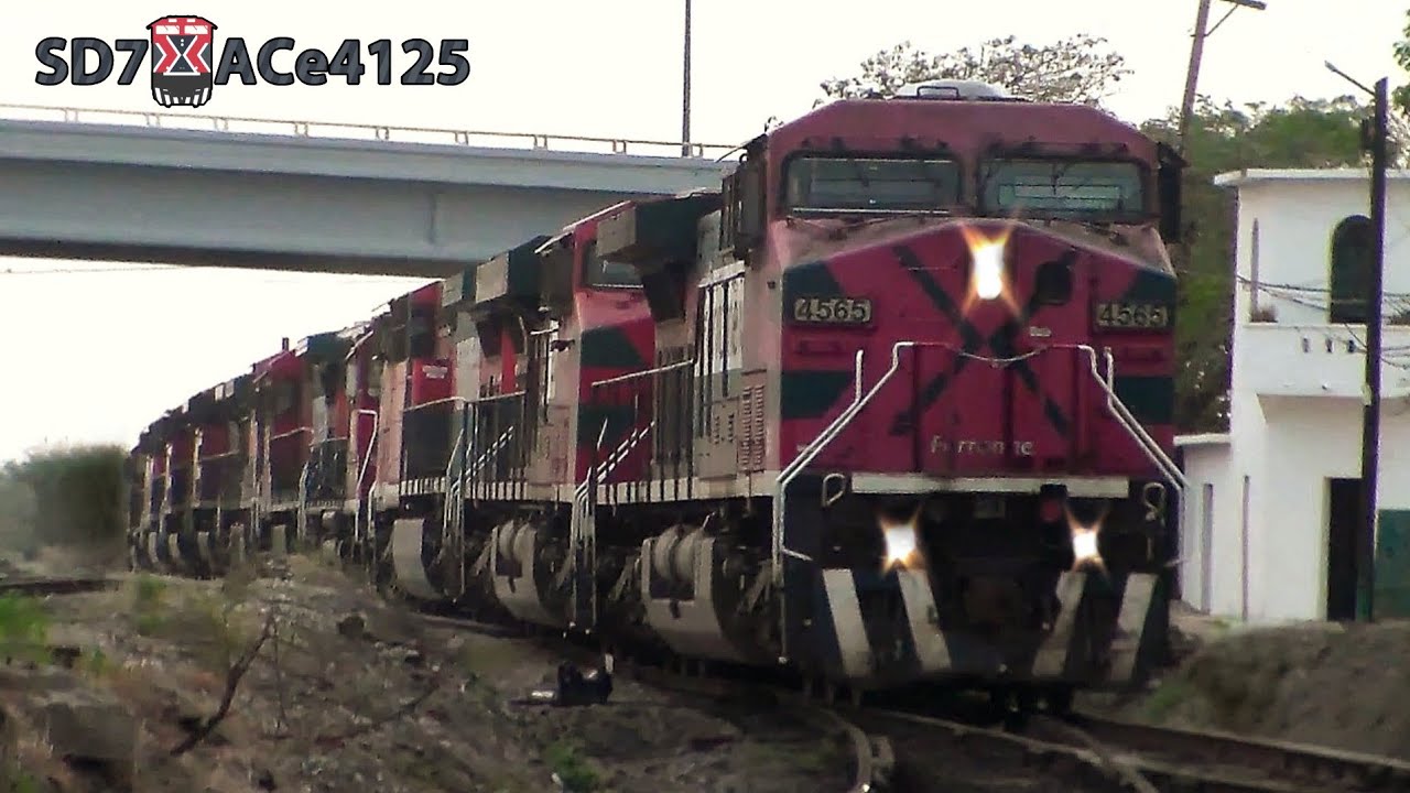 Brutal Formacion con 10 Locomotoras!🚂 Imprudencia! Ferromex y KCS: Trenes Pesados con Remotas!