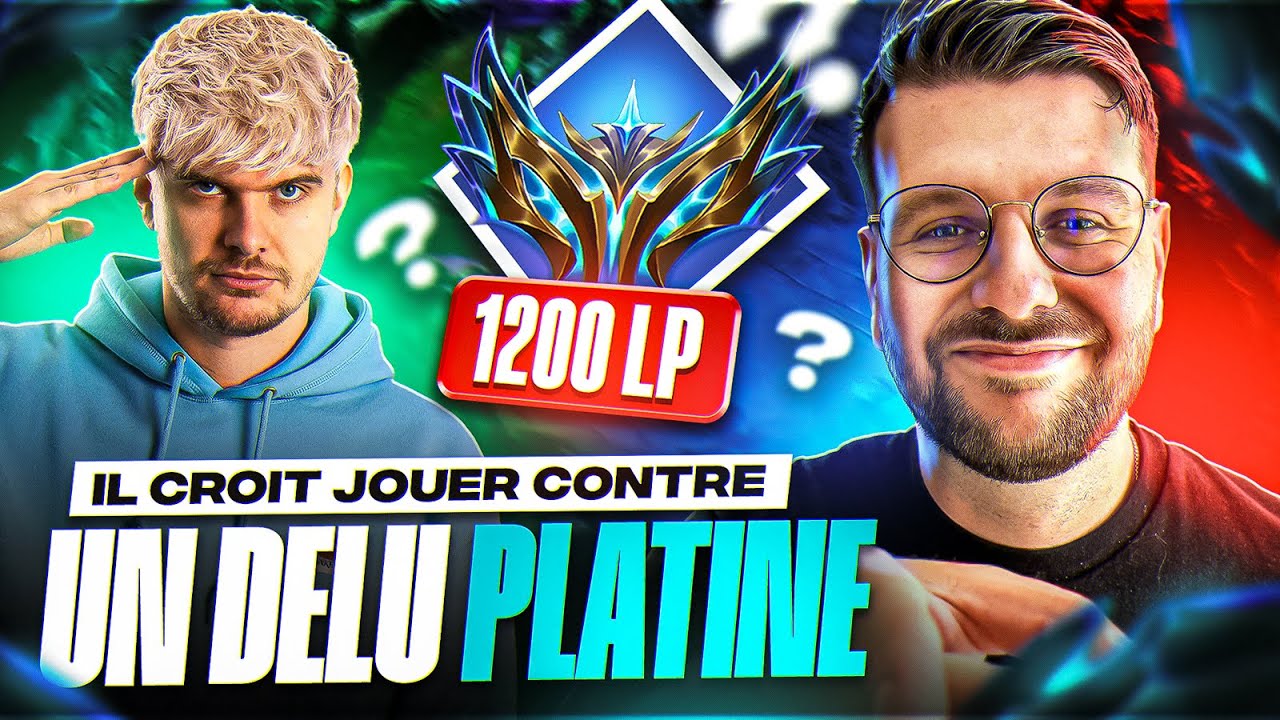 JE FAIS CROIRE A RHOBALAS QU'IL JOUE CONTRE UN DELU PLATINE ALORS QUE C'EST UN PRO CHALL 1200 LP