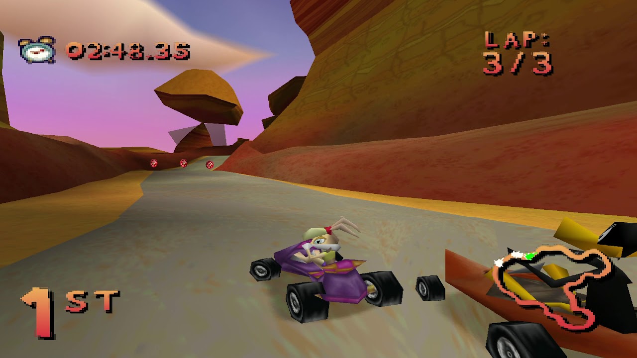 [PS1] Looney Tunes Racing - Championship: Stinker - Lola Bunny