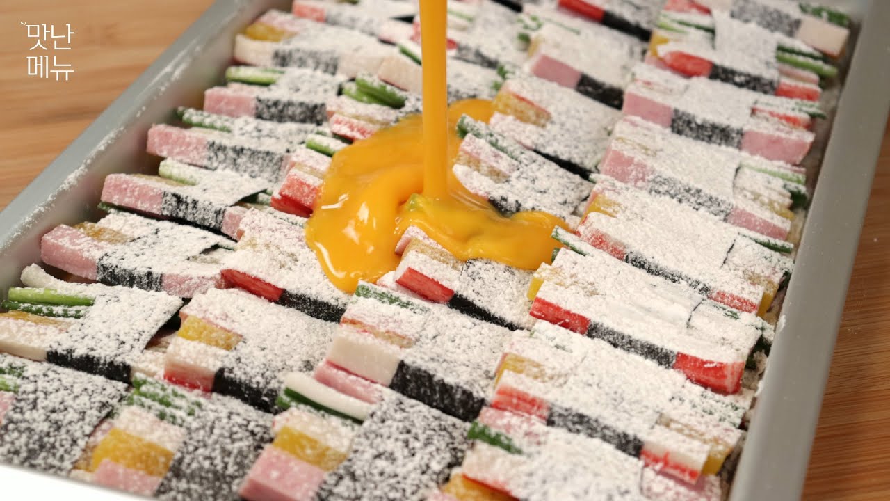 명절에 빠질 수 없는 꼬치전!! 더 이상 이쑤시개를 끼우지 마세요😋간단하고 깔끔한 색다른 꼬치전 만들기
