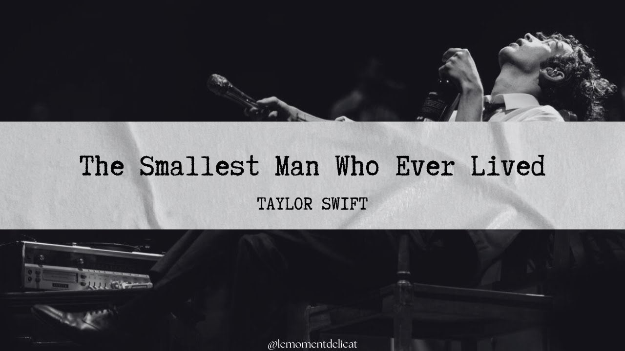 [lyrics - vietsub] [giải thích] The Smallest Man Who Ever Lived - Taylor Swift