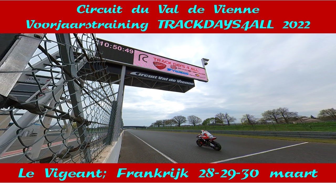 Motor Trackdays Circuit du Val de Vienne 2022; met TRACKDAYS4ALL
