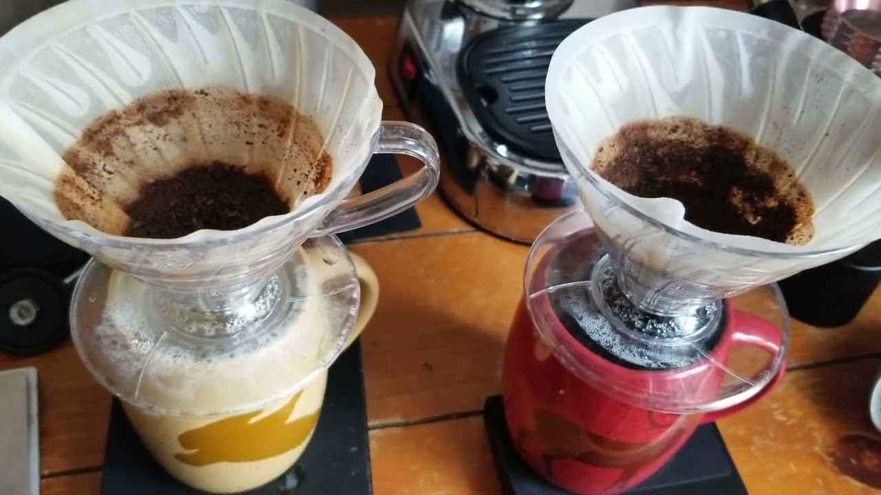 Cafec Light T92 vs Cafec Dark T83 v60 Filter Showdown Day 1. Which is the better v60 filter paper!?