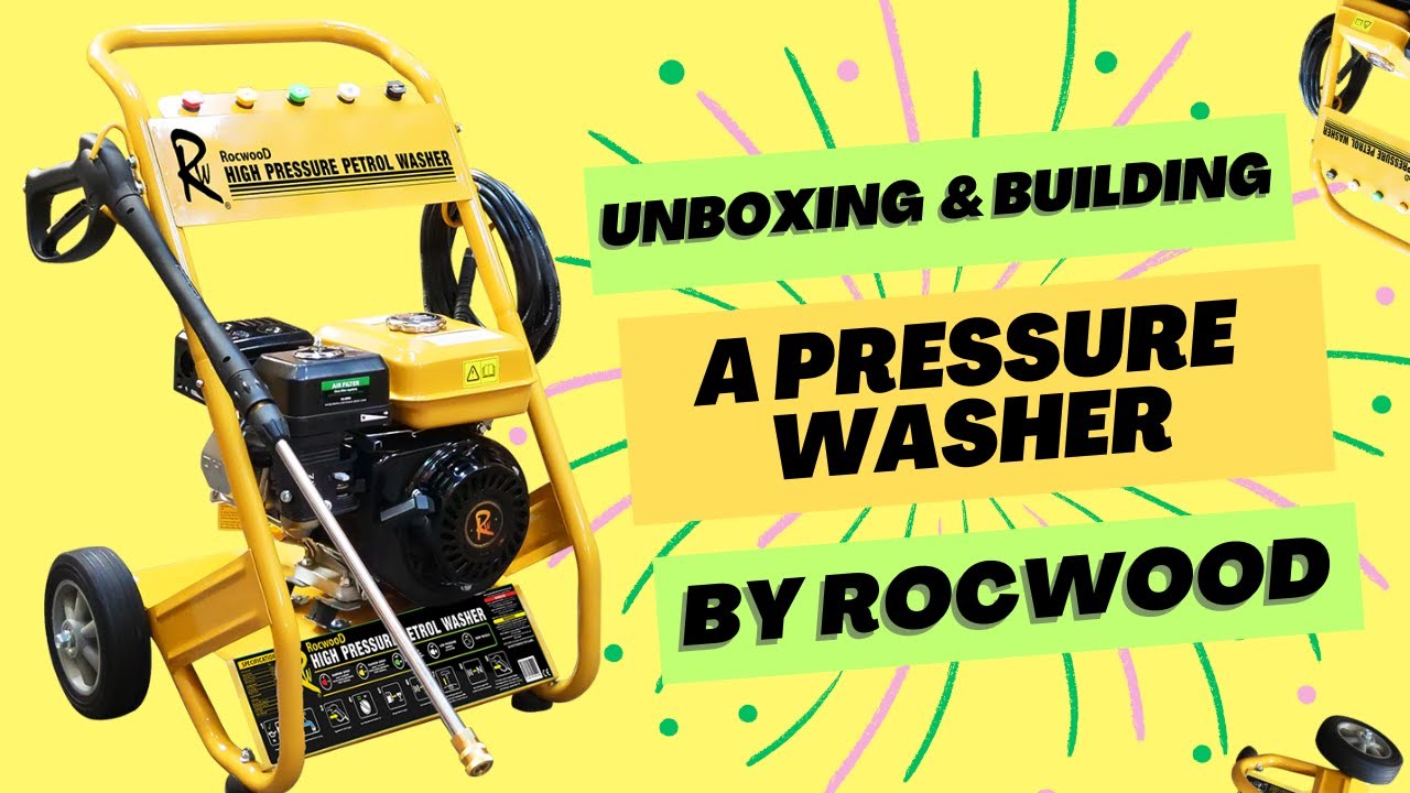 Unboxing and How to build of a RocwooD Pressure Washer (RWHPPW)