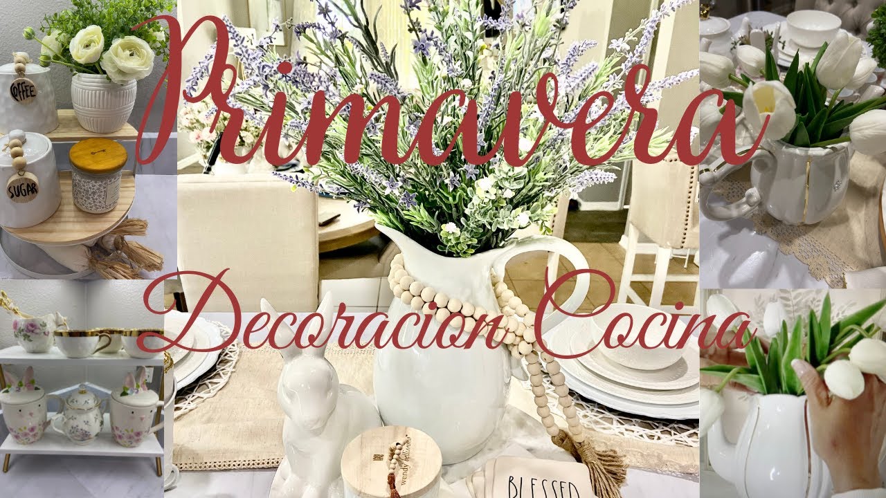 DECORACION COCINA PARA PRIMAVERA| EASTER DECOR IDEAS |UNBOXING SILKSILKY