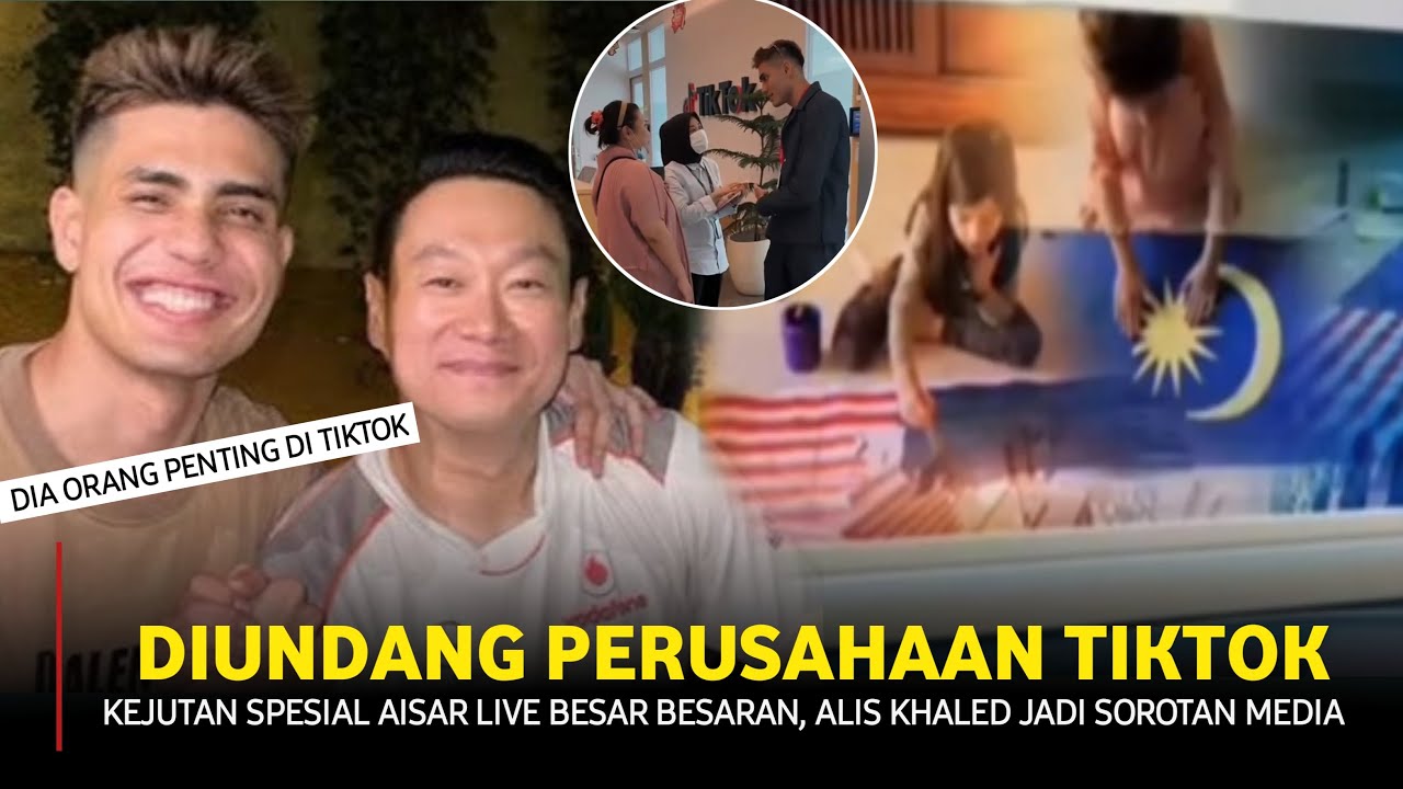 Diundang Perusahaan Tiktok Aisar Kembali live besar besaran, sang adik Alis khaled kini jadi sorotan