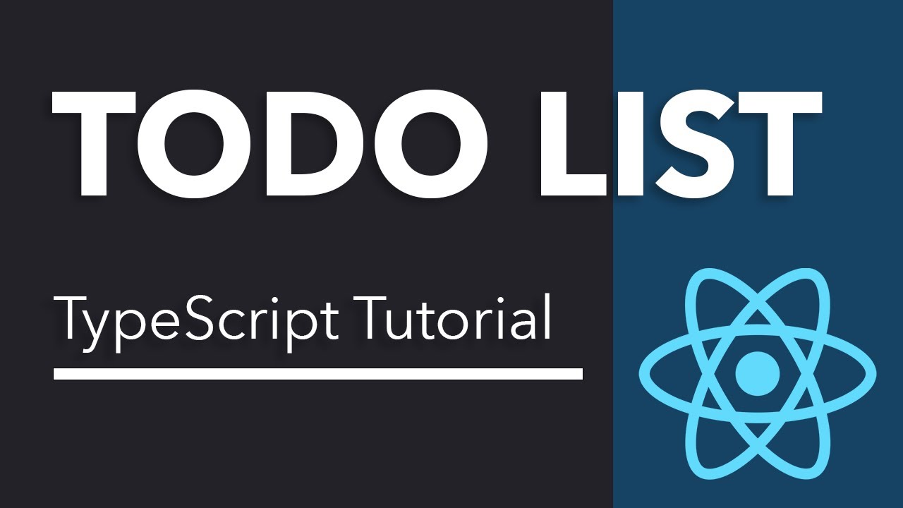 Todo List in ReactJS using TypeScript Tutorial