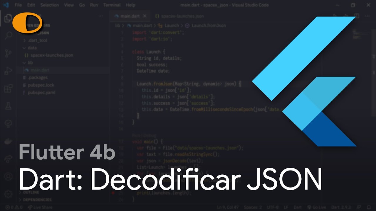 Flutter 4b: Decodificar JSON