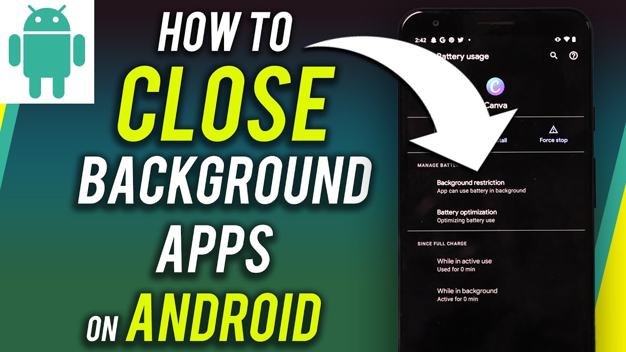 Как остановить фоновые приложения на Android