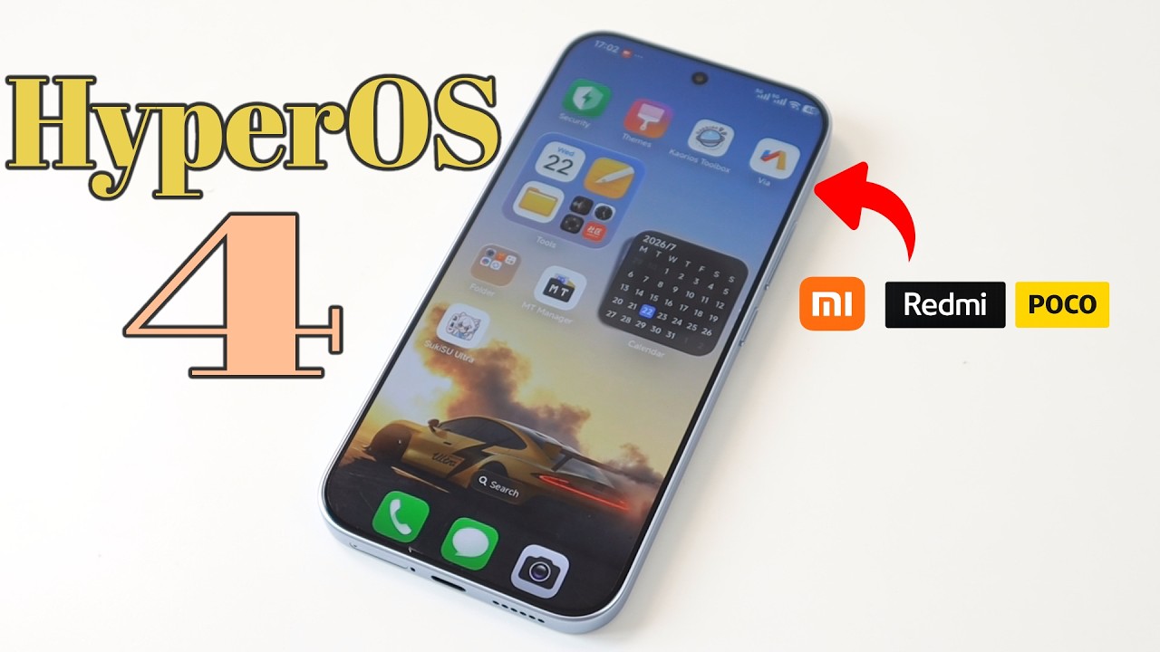 &iexcl;Primer Video de HyperOS 4&iexcl; Im&aacute;genes Reales y Nuevo Panel de Control + Liquid Glass