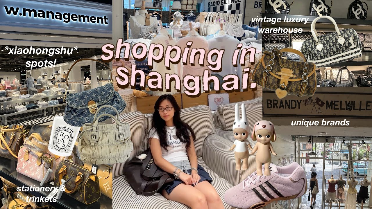 shopping in SHANGHAI 💌 vlog | vintage designer, aesthetic clothes, glowing up~ rednote inspired 上海旅游