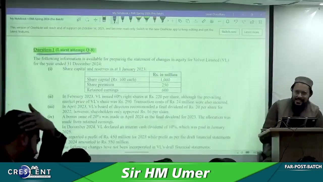 FAR Post Batch Sir Umer Lecture 53 A1