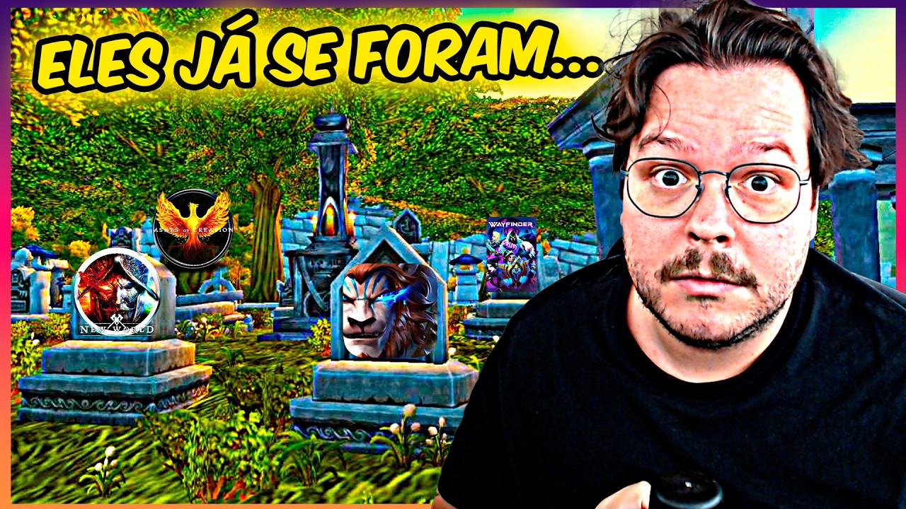 O CEMITÉRIO DOS MMORPS: DE 2021 À 2026 VEJA QUAIS OS TÍTULOS QUE JÁ SE FORAM!!