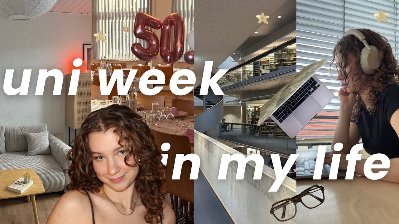 cozy uni weekly vlog 🧦 Uni-Alltag, lernen, living alone & Mamas Geburtstag ⭐