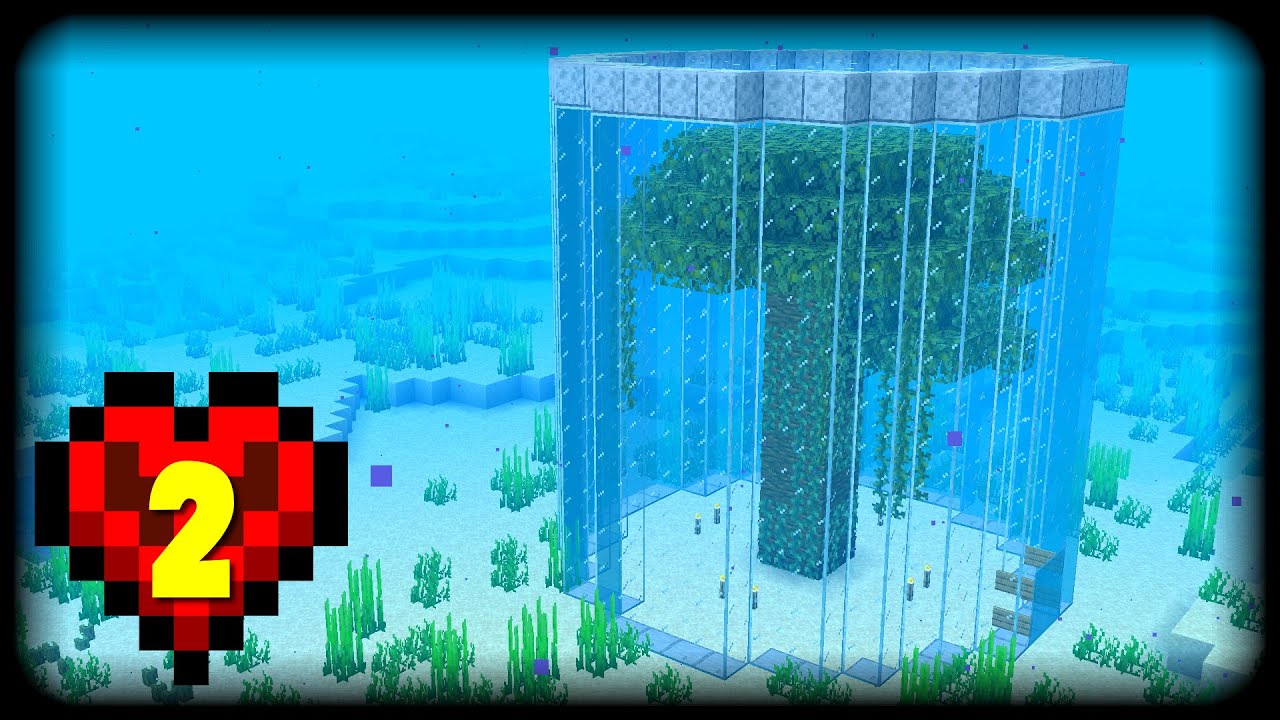 Подводная ферма деревьев в хардкорном Minecraft Let's Play | Эпизод 2