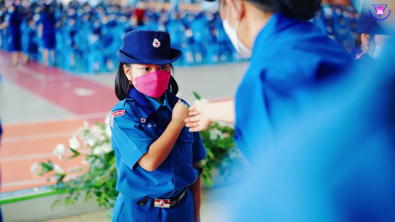 พิธีเข้าประจำหมู่ยุวกาชาด โรงเรียนอนุบาลอุบลราชธานี ปี2565