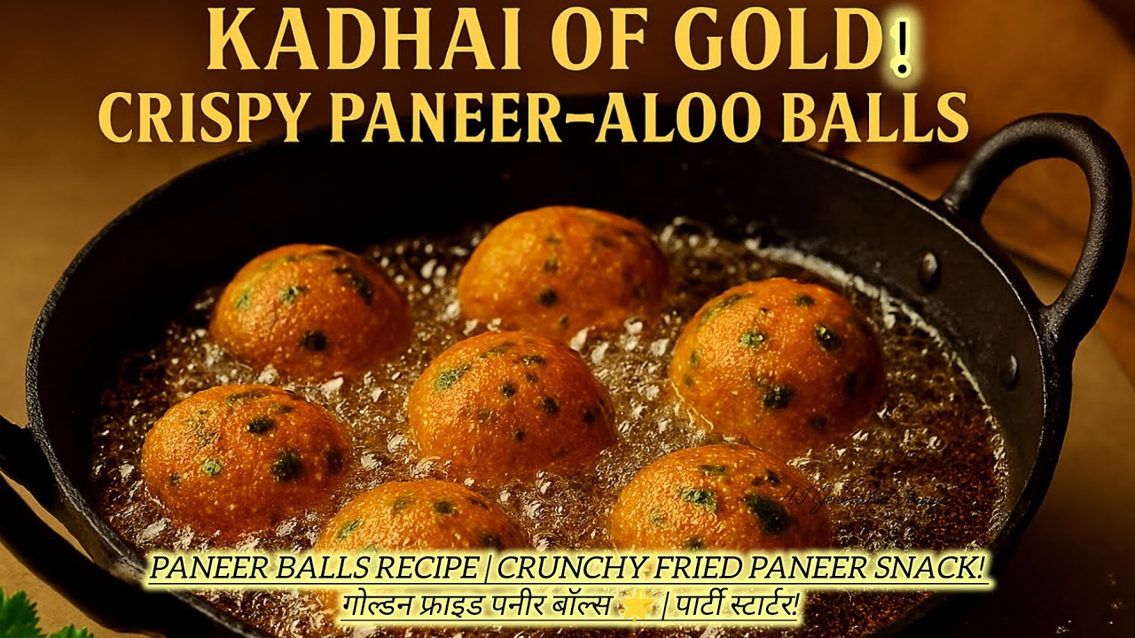 EPISODE 4- Paneer Aloo Balls Recipe🔥Kadhi Tadka Special घर का स्वाद | Paneer Balls Frying in Hot Oil