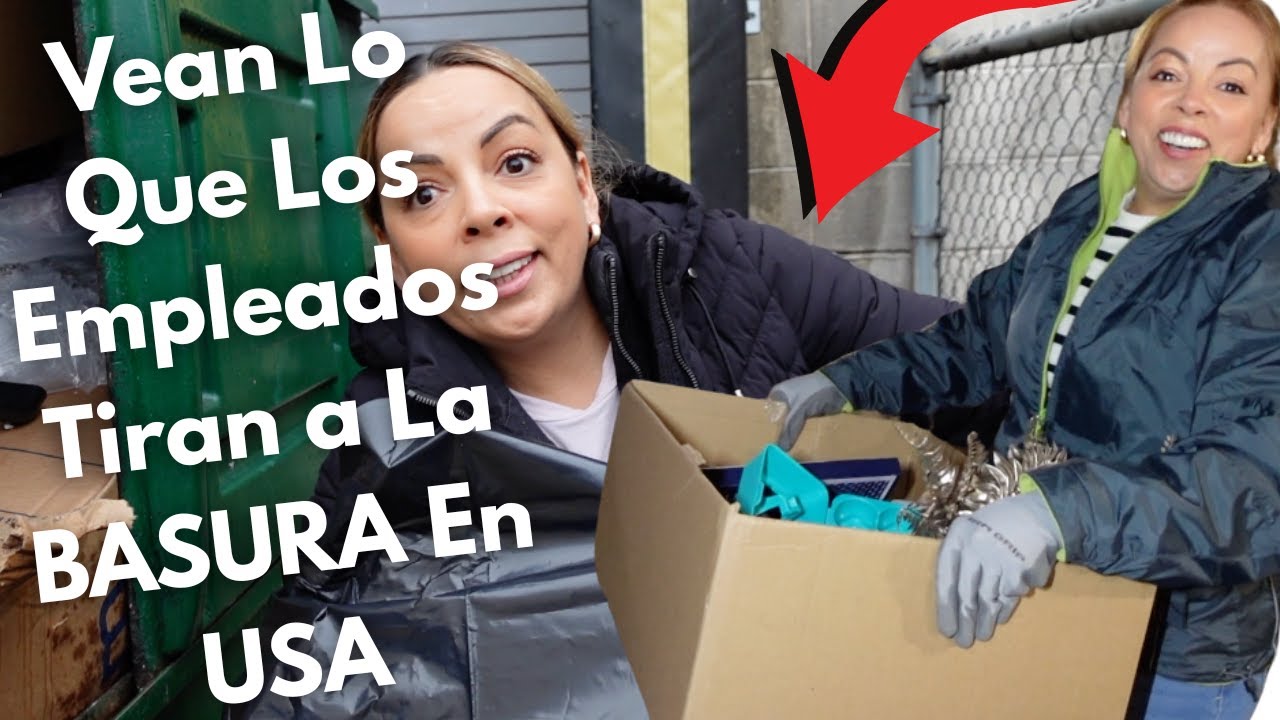 Vean Lo Que Los Empleados Tiran A La Basura En Las Tiendas en USA😱😳🇺🇸#NoemyBLaSalvadoreña