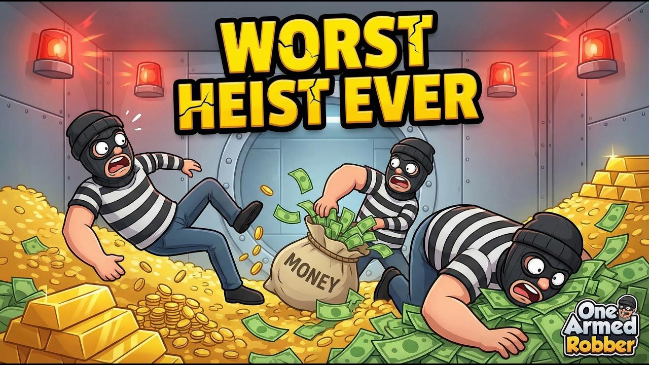 This Heist Game With Friends Goes HORRIBLY Wrong (One Armed Robber)