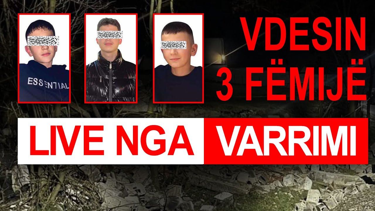 LIVE /Jabllanica varros tre djemt e rinj, shokët emocionojnë në varrim - Kosova Today