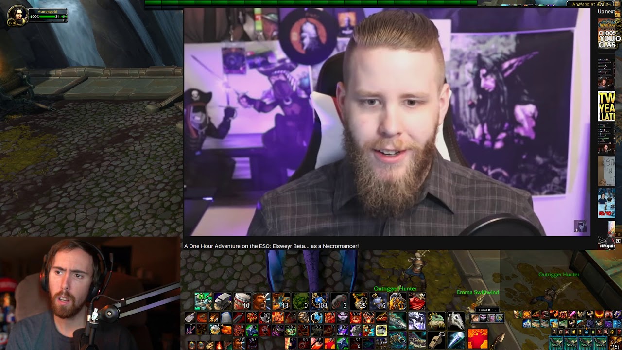 Asmongold reacts to A One Hour Adventure on the ESO: Elsweyr Beta by Nixxiom