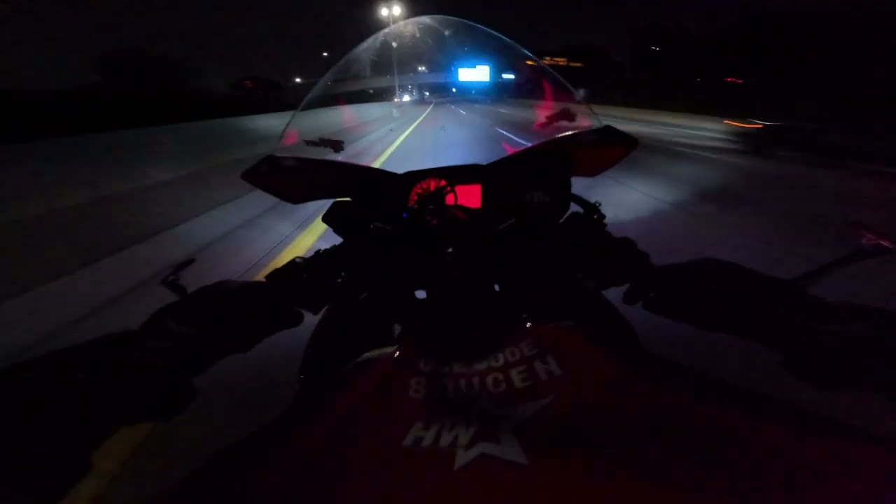 traffic trauma | Night Ride GSXR 750