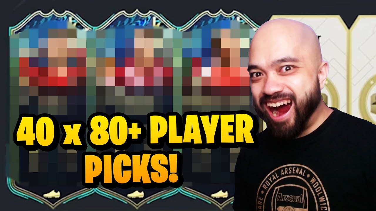 40 x 80+ PLAYER PICKS AND GOT MULTIPLE TOTS!
