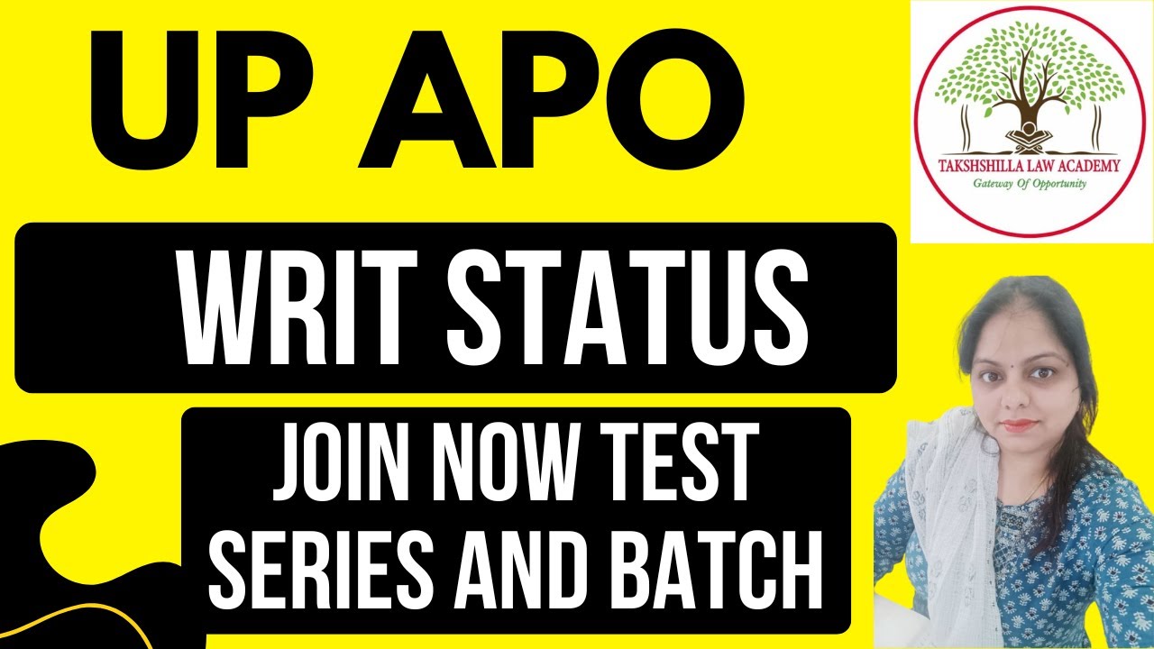 UP APO 2025 writ petition You READY for the BIGGEST Recruitment Opportunity #UP APO WRIT