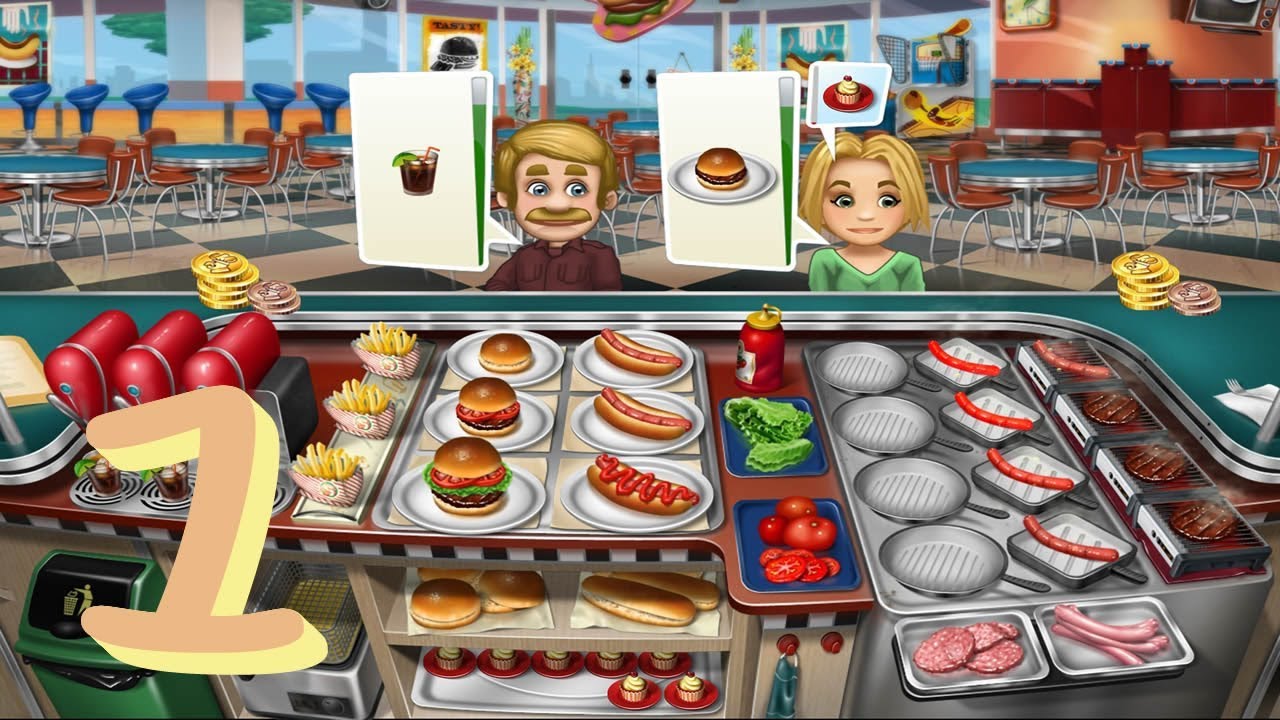 Cooking Fever Gameplay walkthroug #1 (Android & iOS)