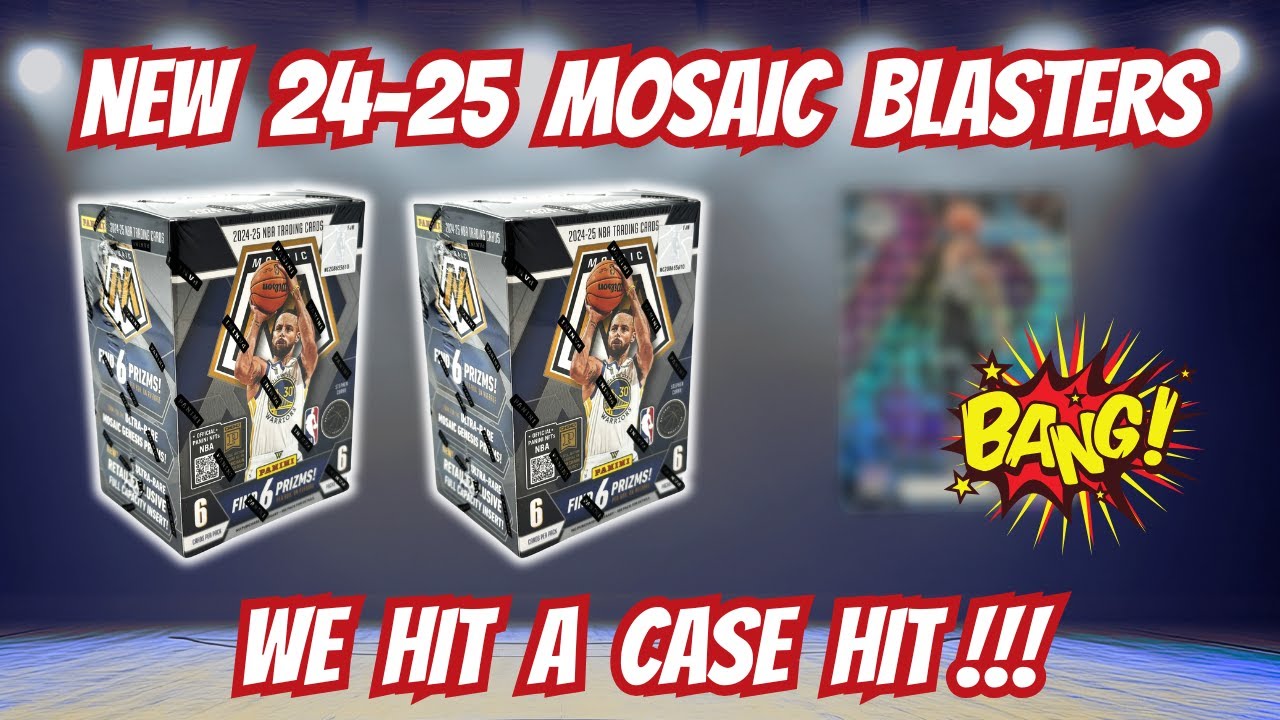 🚨CASE HIT ALERT!!!🚨 2024-25 Mosaic Basketball Blaster Box Opening