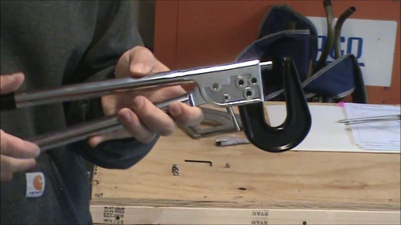 C-Frame and Hand Squeezer Setup and Use For Dimpling
