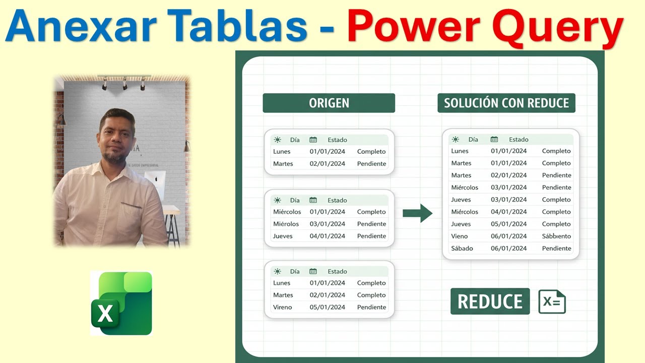 Anexar tablas con Power Query - Asi es como lo hacemos con el lenguaje M de Power Query