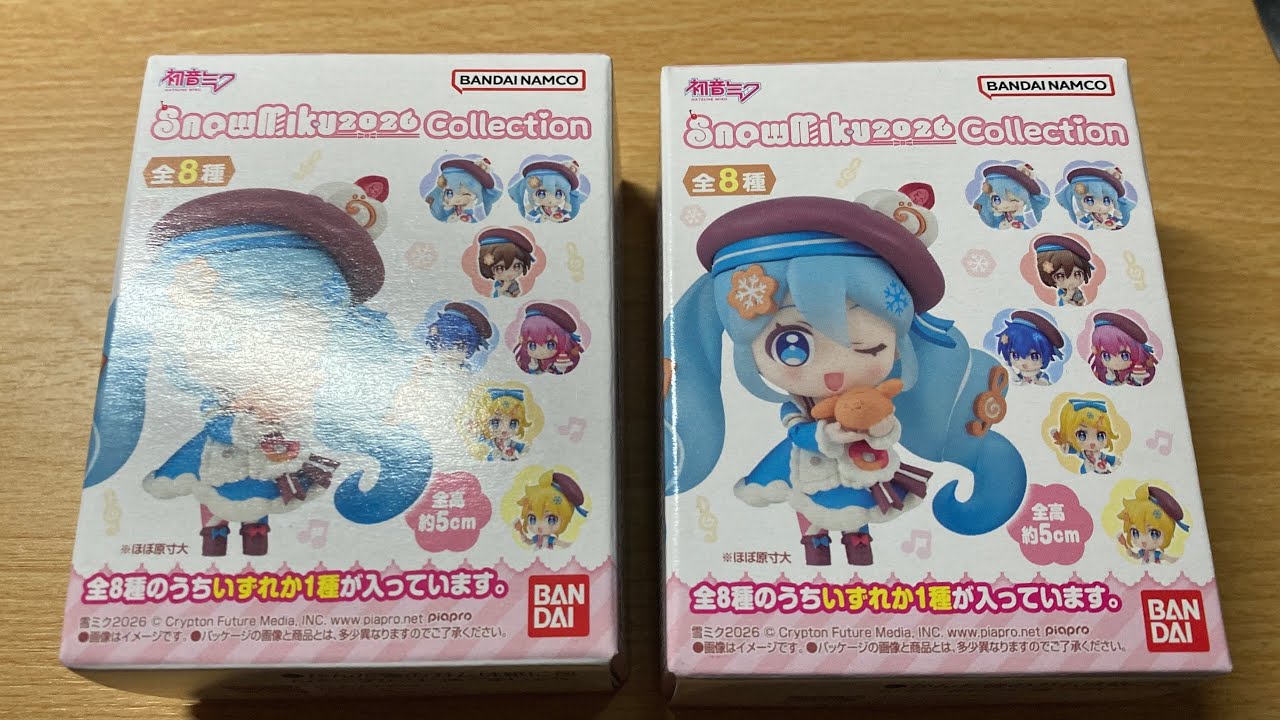【雪ミク】初音ミクを当てる！Snow Miku collection2026【開封動画】