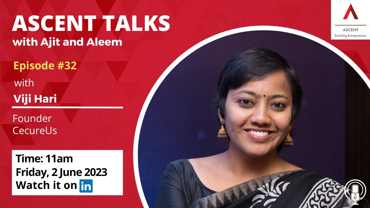 Entrepreneur Story | Viji Hari, Founder, CecureUs | AAA Ep 32