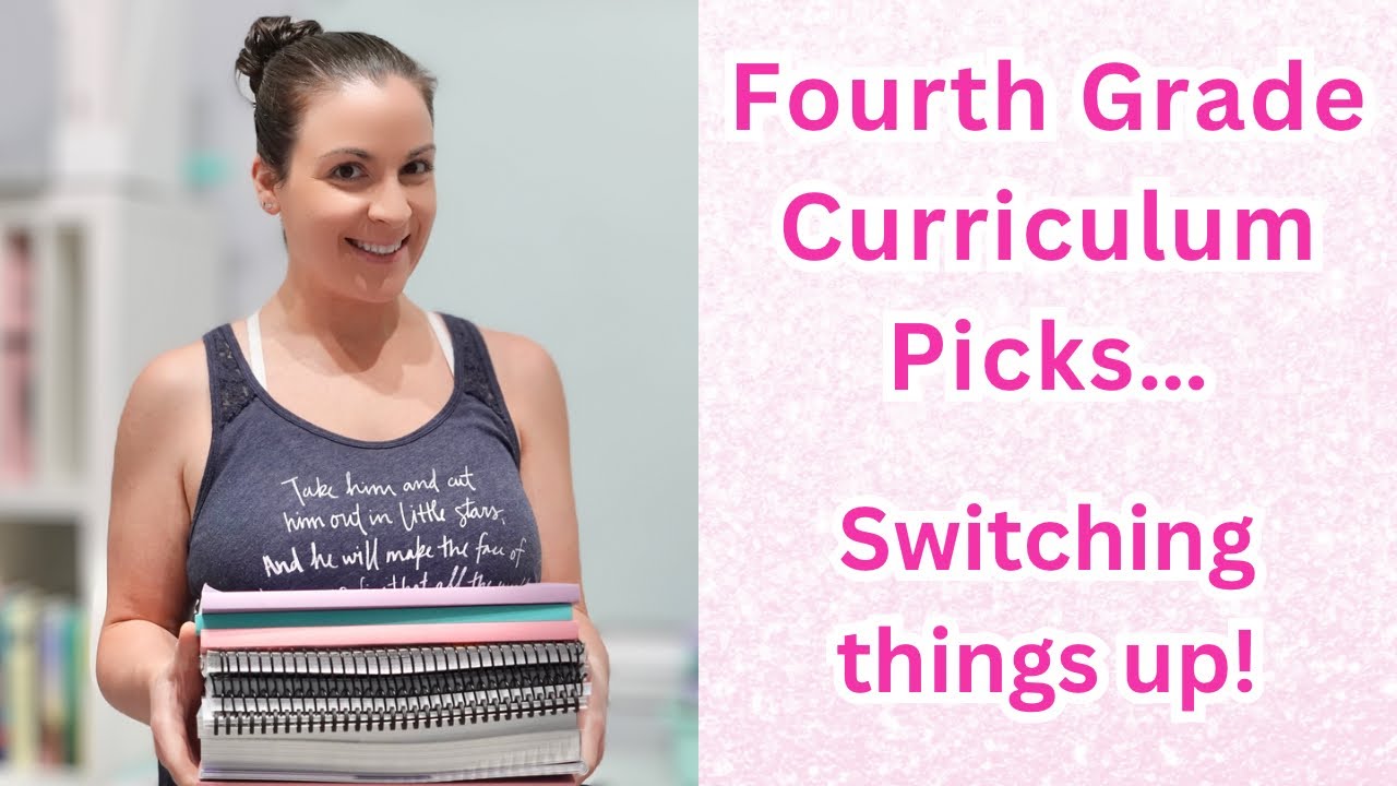 Fourth Grade Curriculum Picks 2024-2025 Homeschool Year - Switching Things Up For Language Arts!