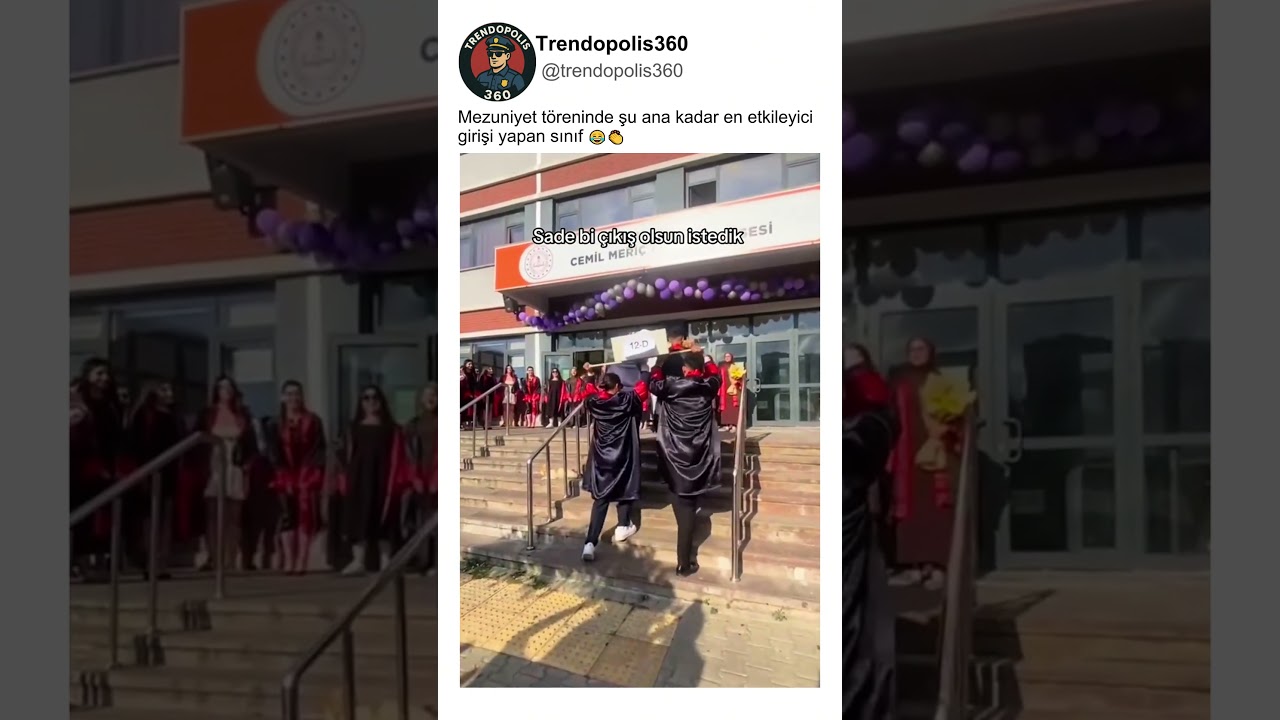 Şimdiye Kadar En İyi Mezuniyet T&ouml;reni👏