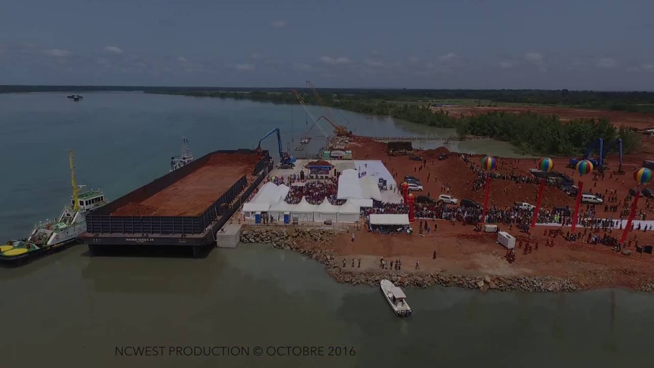 Cérémonie d'inauguration du Port de Boké-Dapilon