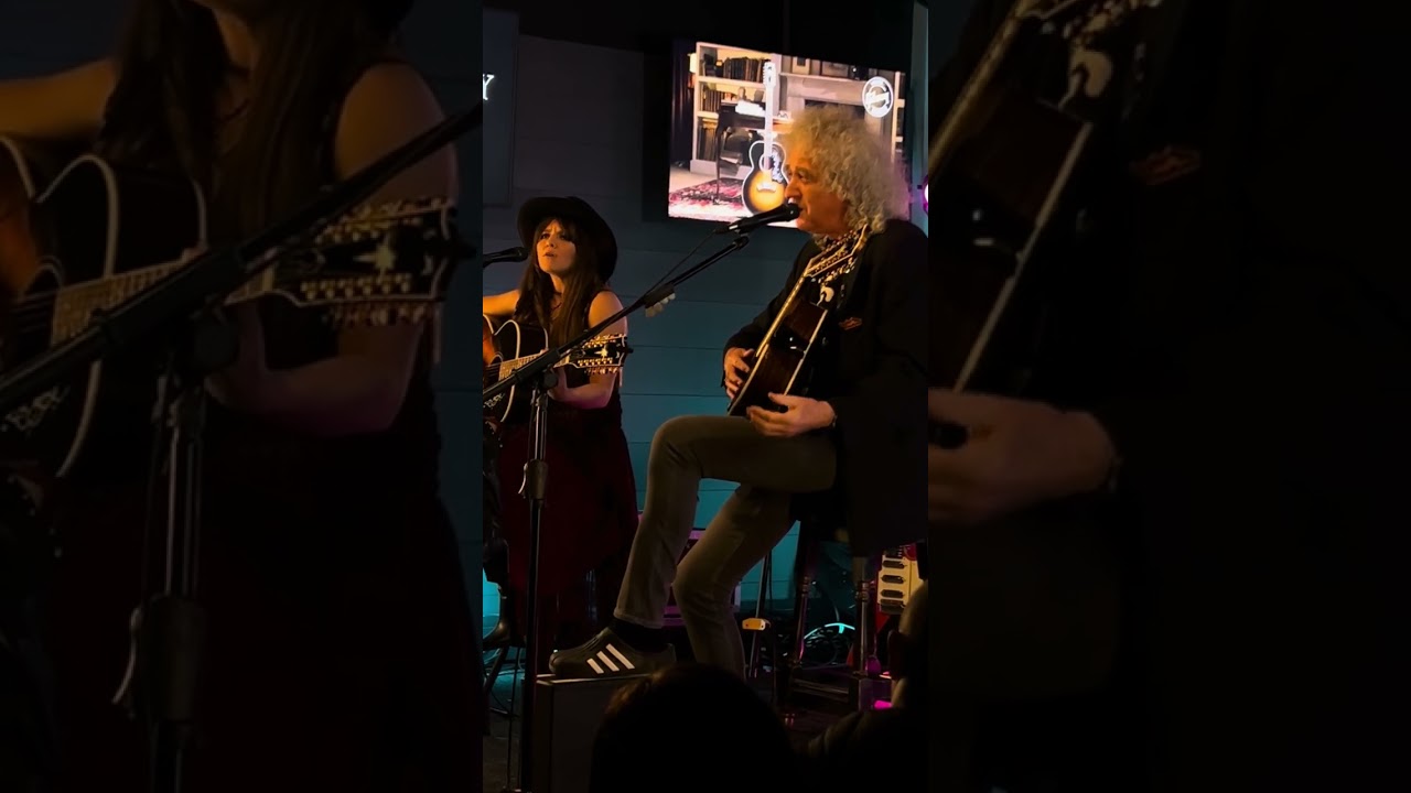 Brian May performing 'Love Token' on His New Signature Gibson 12 String SJ 200 Acoustic Guitar
