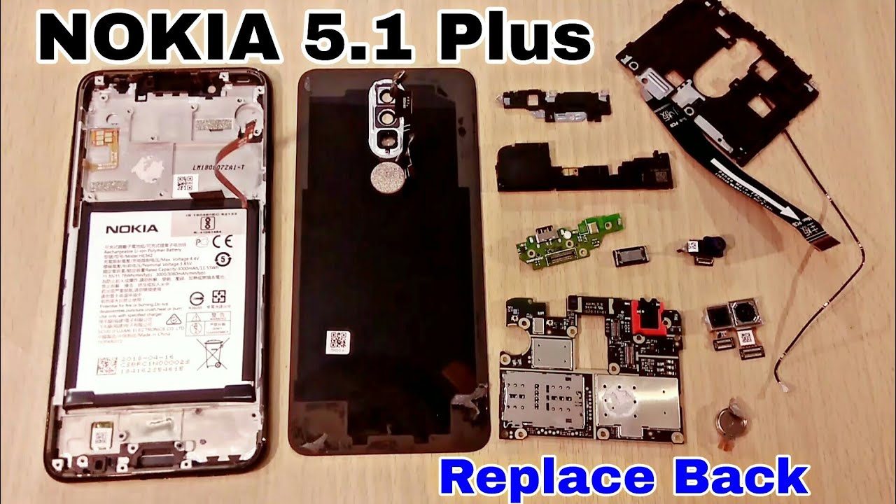 NOKIA 5.1 Plus Teardown | Disassemble | Replace Back Panel | Display | Repair |  Open Back Cover