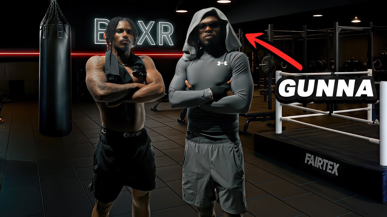 Training Hard with Gunna at House of Athlete 🔥