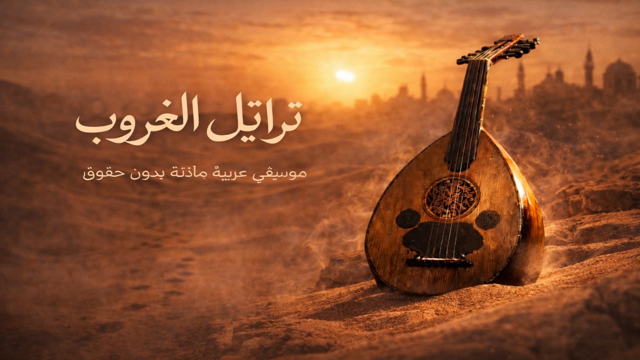 تراتيل الغروب | موسيقى عربية هادئة بدون حقوق - كاريوكي وتوزيعات عربية دون كلمات