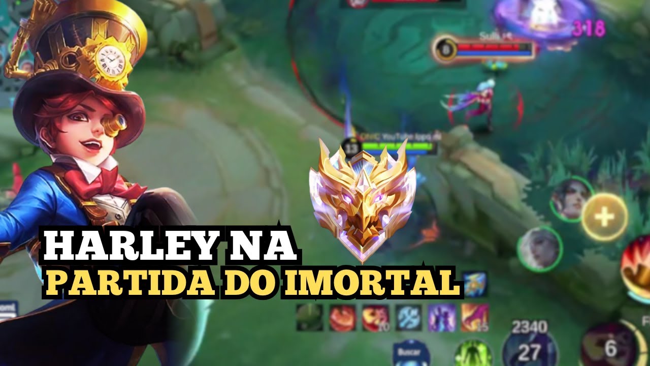 Usei o Main do FARIA MOBILE na PARTIDA para o IMORTAL e foi isso o que ACONTECEU! | Harley Gameplay