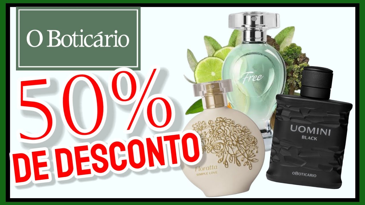 5 Perfumes PELA METADE DO PREÇO (50% de DESCONTO) no Boticário 😱