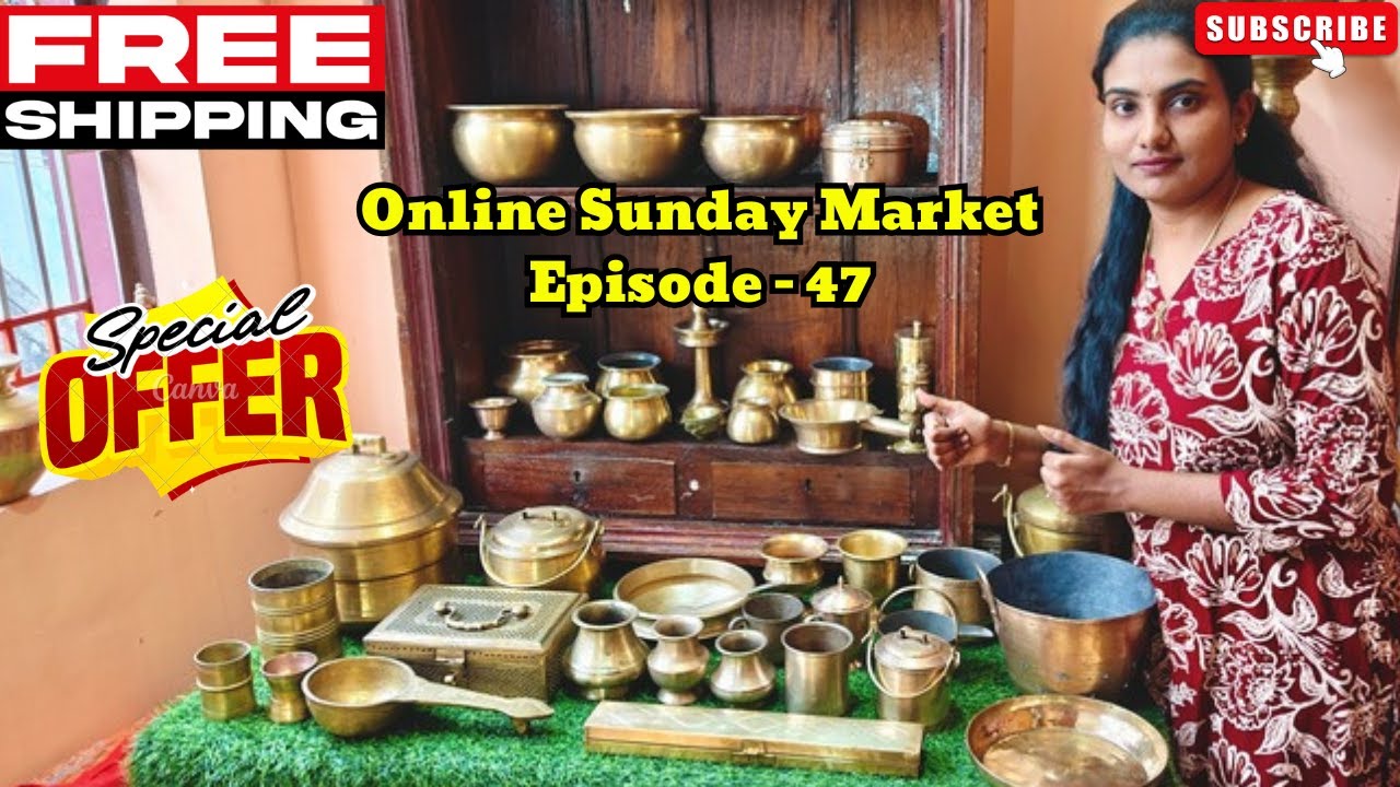 SundayMarket-47🔥Old Antique brass & bronze items for sale🏷️| Free delivery | #viralvideo #antique