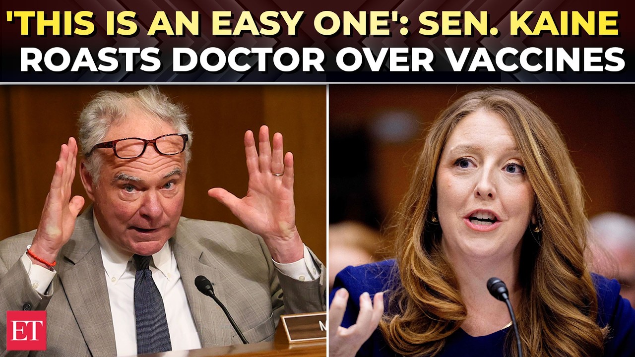 'Does flu vaccines prevent deaths?': Sen. Kaine grills doctor in bombshell Senate hearing