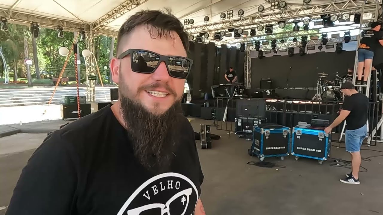 Show BANDA com o equipamento NHL PRO SOUND SPL20000 Kit Ativo Premium ( 12