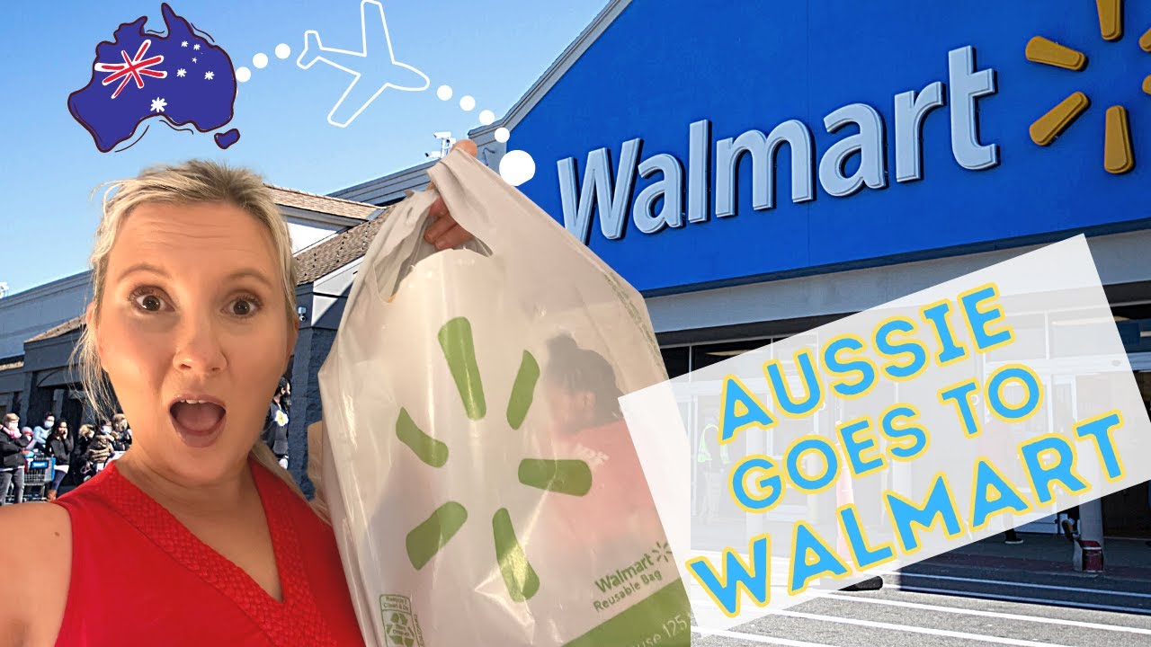 *First Time at California WALMART*Aussie first time shopping at Walmart*Australian Supermarket vs US
