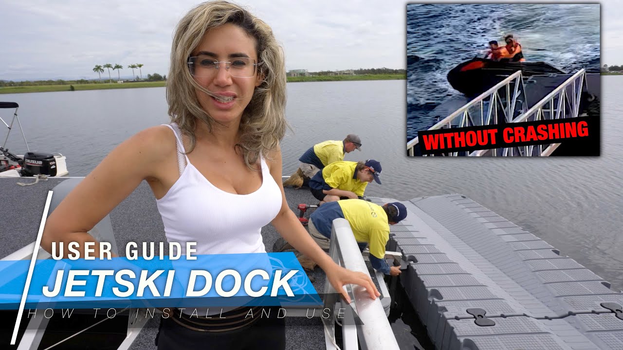 How to Install and Use a Jet Ski Dock... without CRASHING 💥🚤