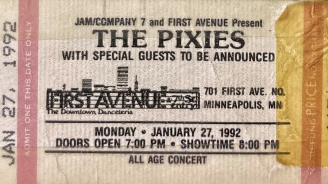 Pixies - First Avenue, Minneapolis, USA - 1992-01-27 [AUDIO]