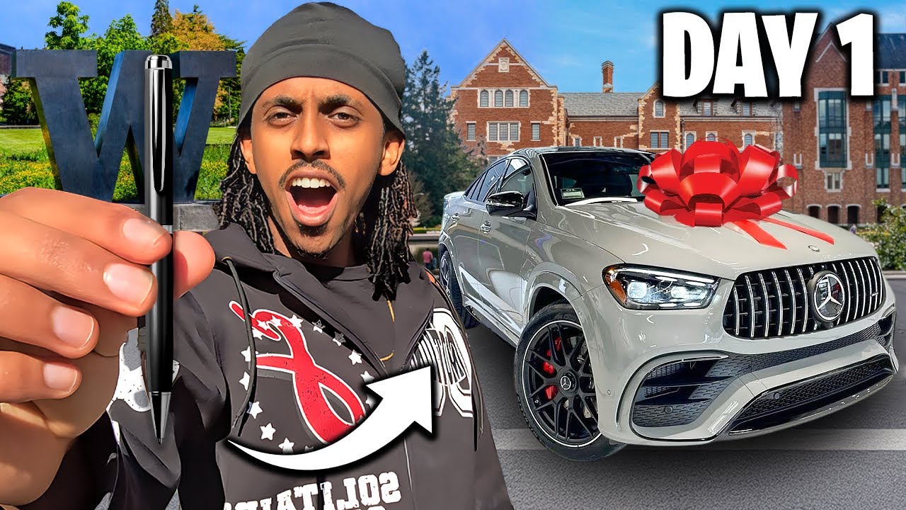 Trading a Pen to a Car for my Mom… College Dorms | Day 1